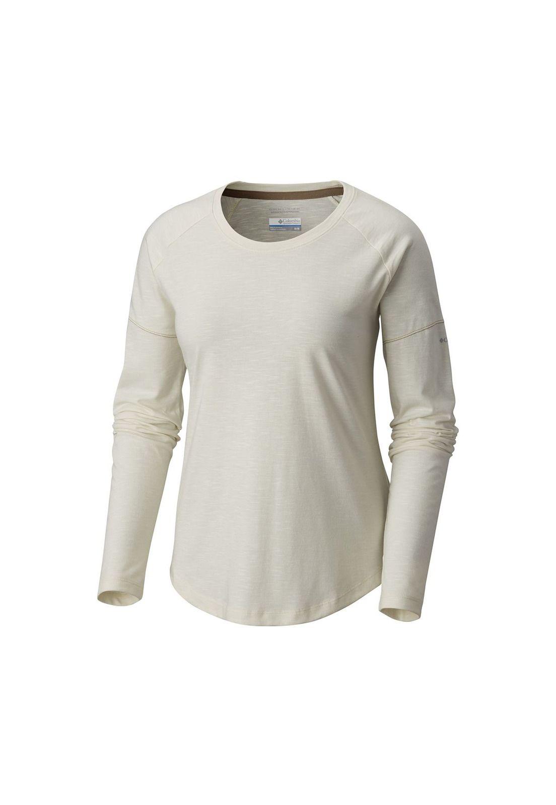 Polera M/L Pilsner Peak Knit Blanco-0