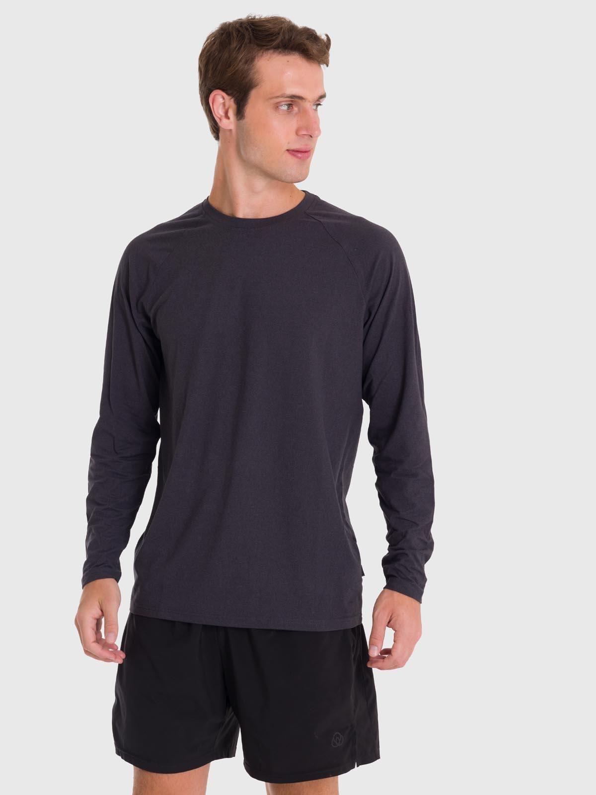 Polera Hombre Ml First Layer Negra-1