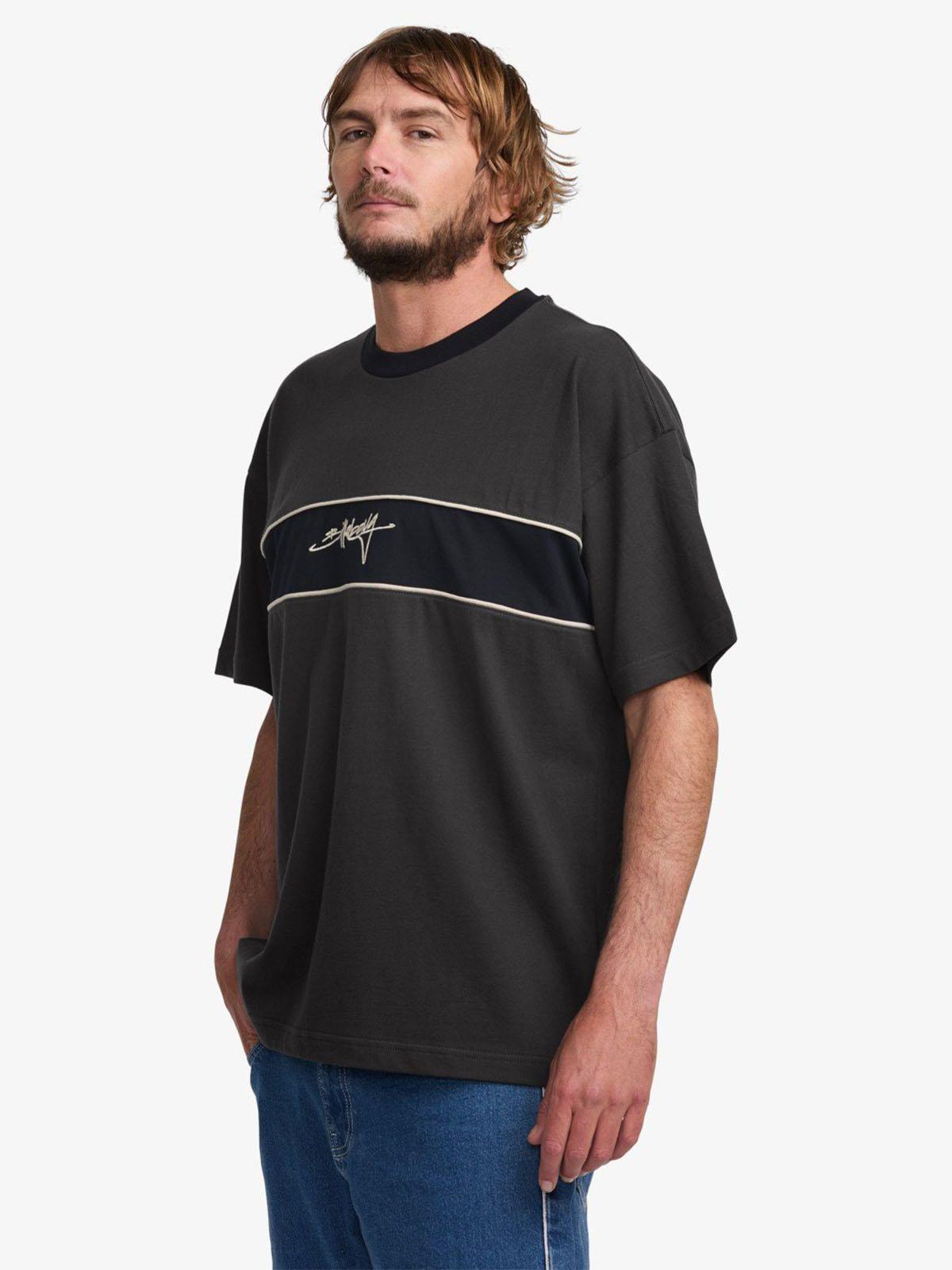 Polera Manga Corta Hombre Warped Negra Billabong-6