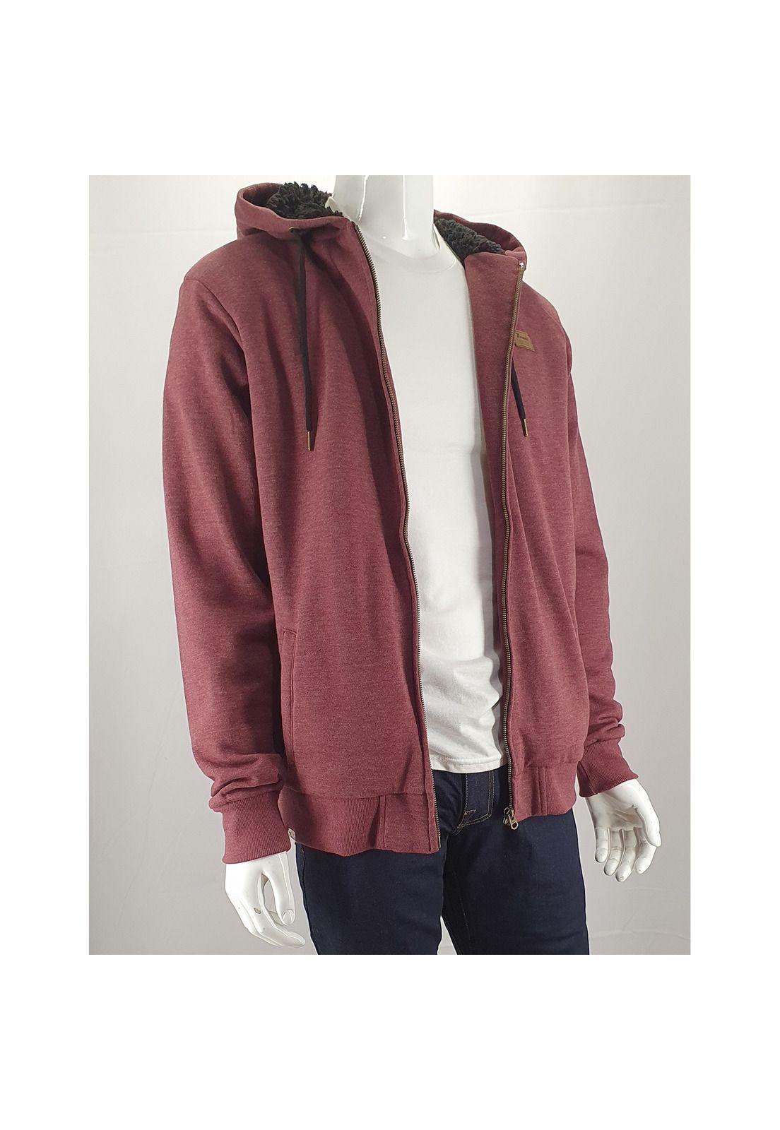 Poleron Revert Burgundy Melange-1