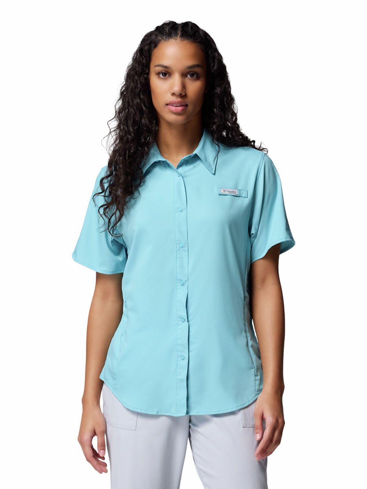 Blusa Manga Corta Mujer Tamiami II Azul-0