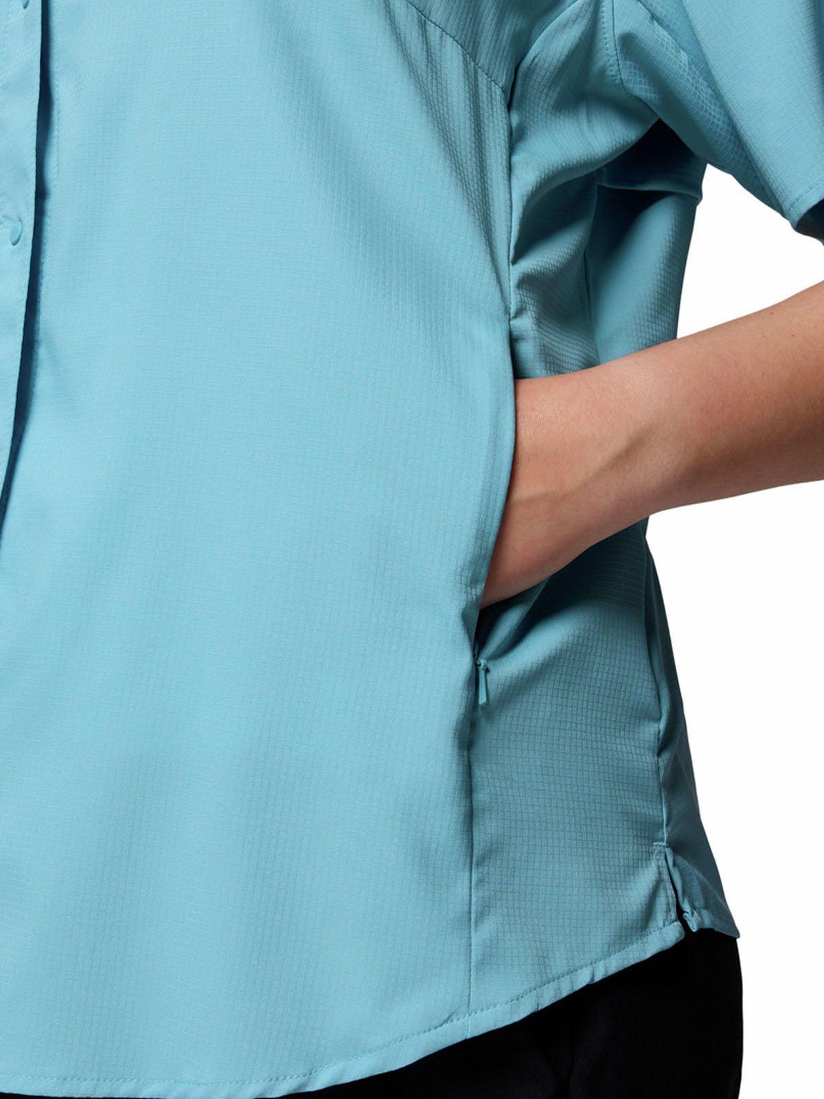 Blusa Manga Corta Mujer Tamiami II Azul-3