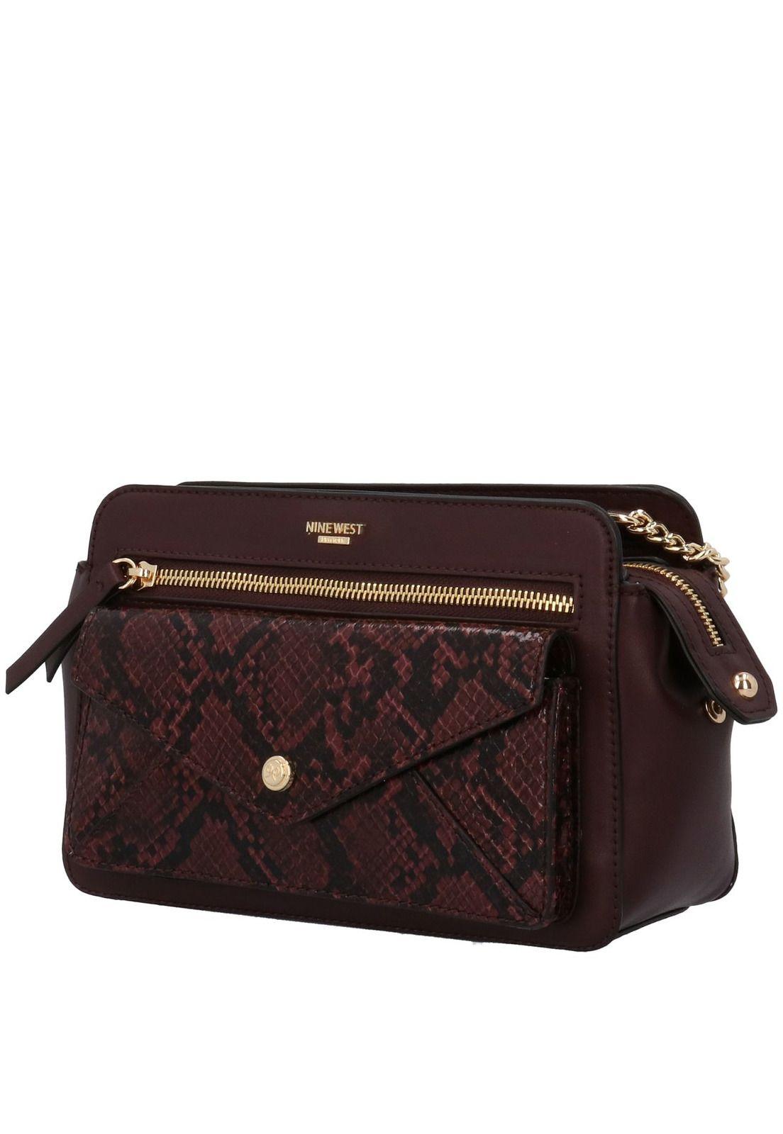 Cartera Amelia Mini Burdeo Muejer Nine West-1