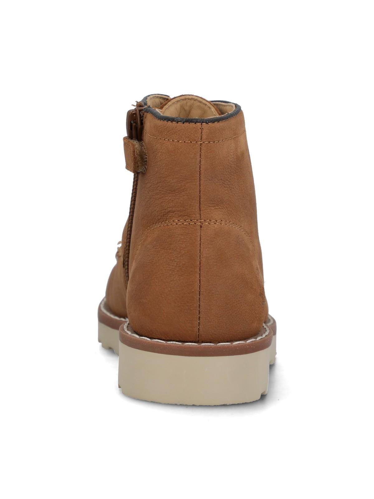 Botin Cuero Niño Bruma Café Claro-6