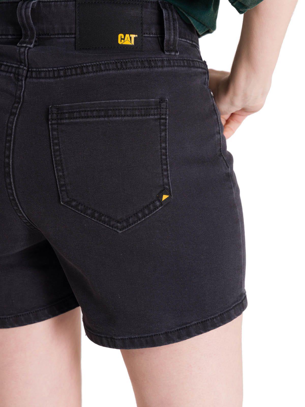 Short Denim Mujer 5 Bolsillos Negro-6