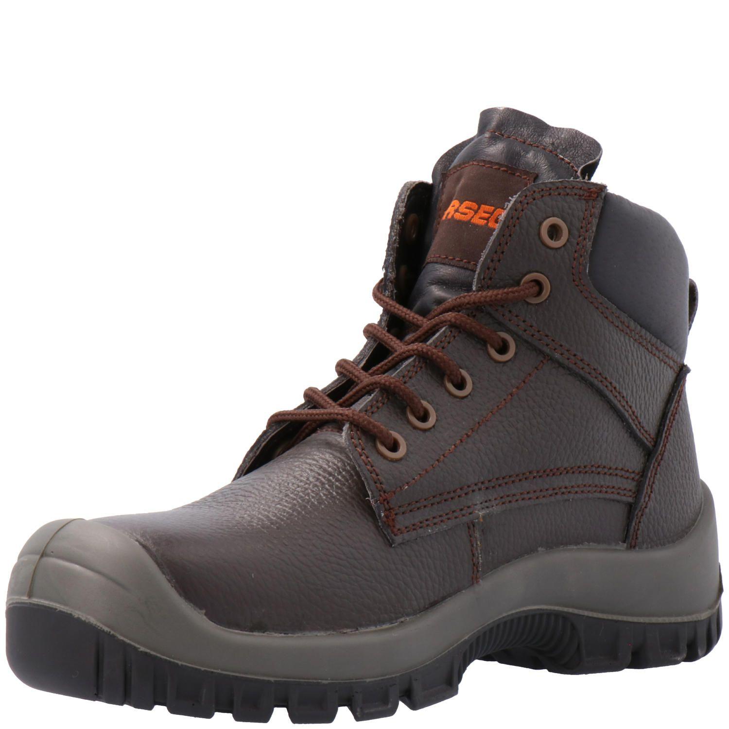 Zapato de seguridad NG570 AC Café Hombre Mujer-8