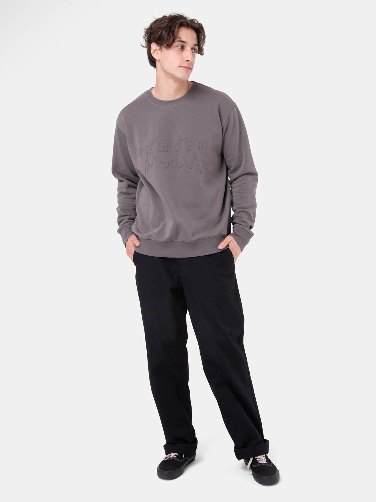 Poleron Hombre Mountain Crew Gris -4