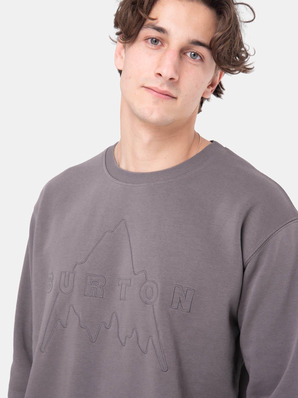 Poleron Hombre Mountain Crew Gris -5