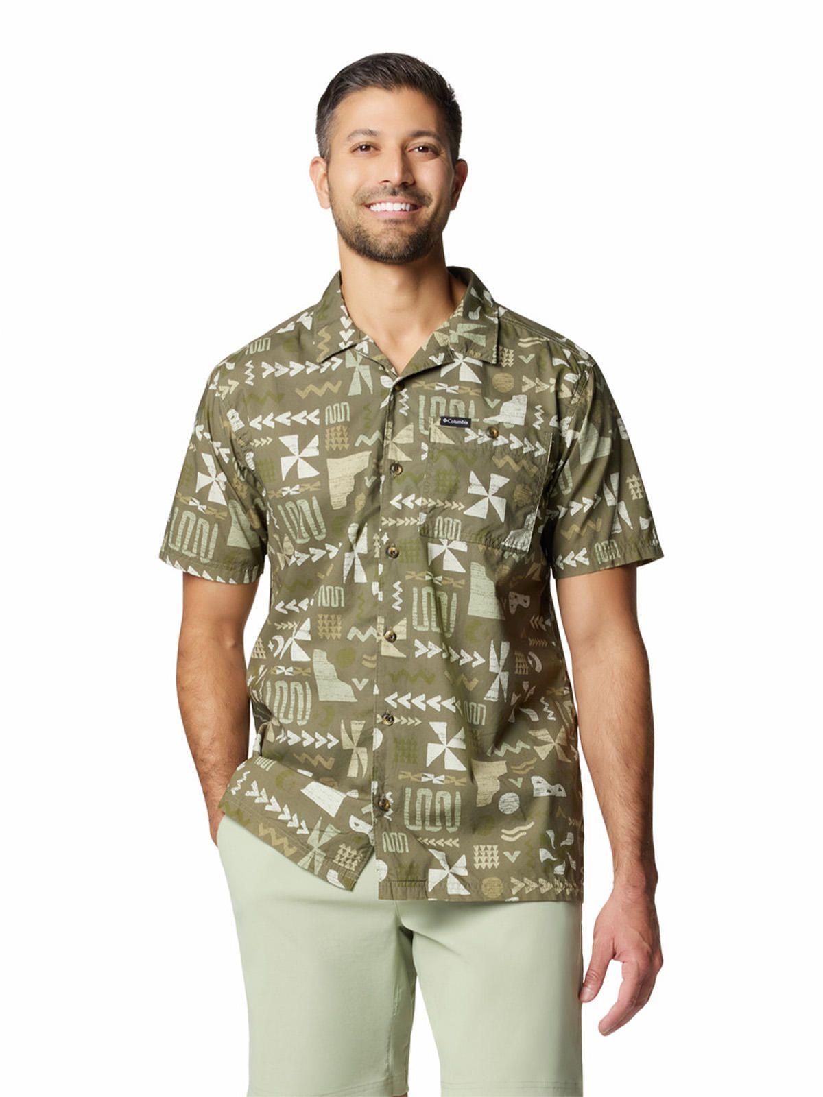 Camisa Manga Corta Hombre Pine Canyon Verde-0