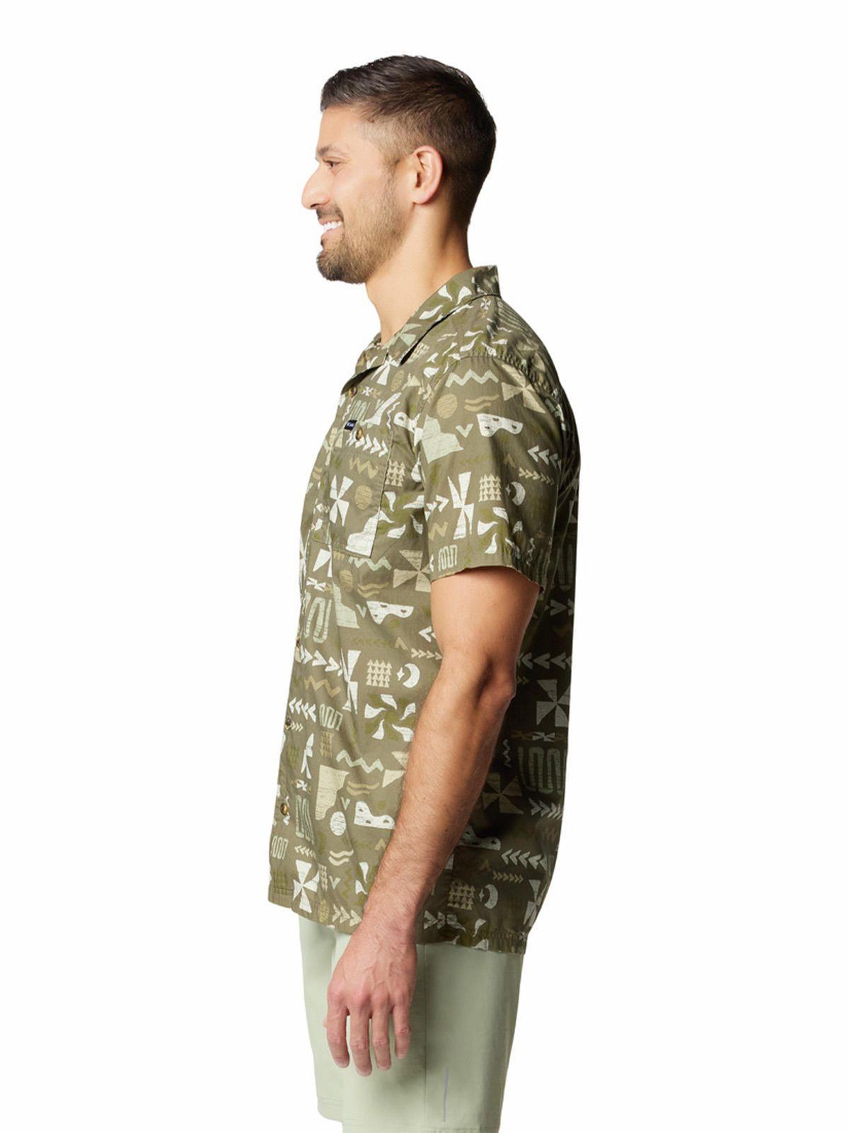 Camisa Manga Corta Hombre Pine Canyon Verde-1