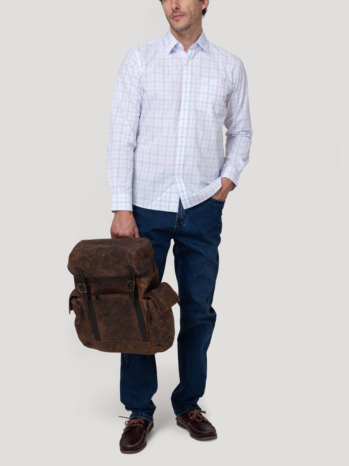 Camisa Algodón Orgánico Hombre Lighter Rosado-7