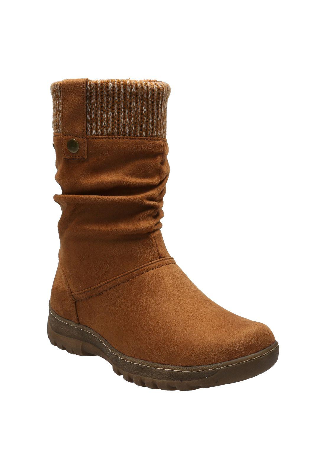 Botín Mujer Samas Caramelo-0