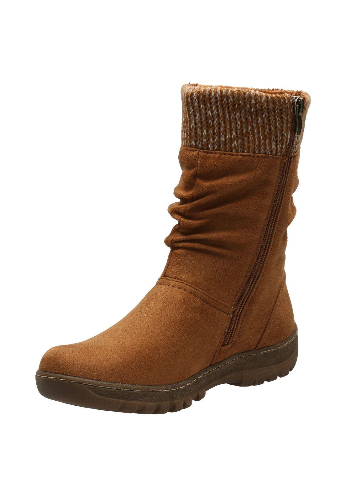 Botín Mujer Samas Caramelo-3