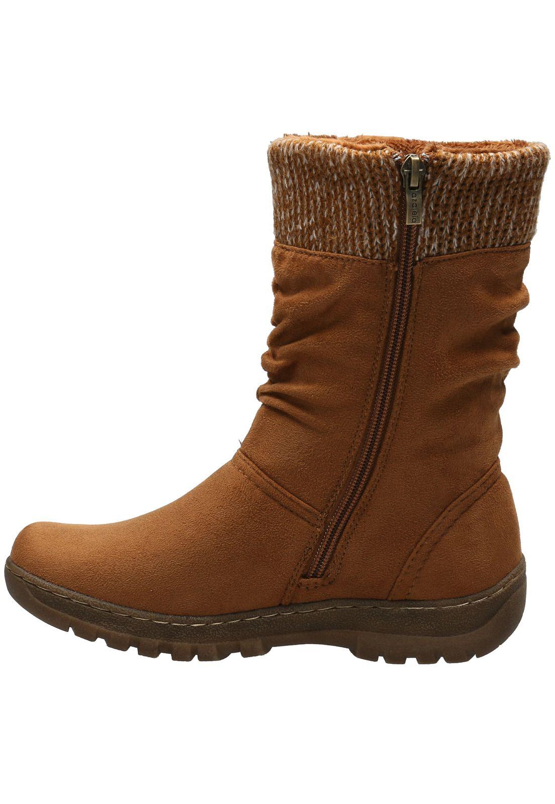 Botín Mujer Samas Caramelo-5