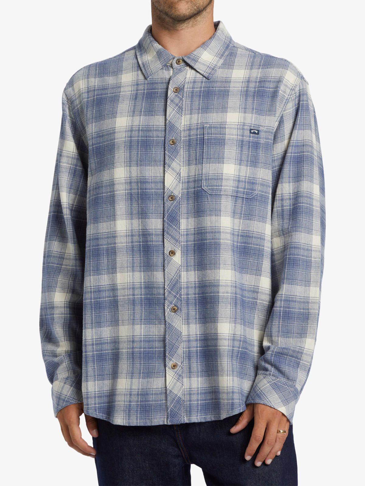 Camisa Franela Hombre Coastline Azul-1