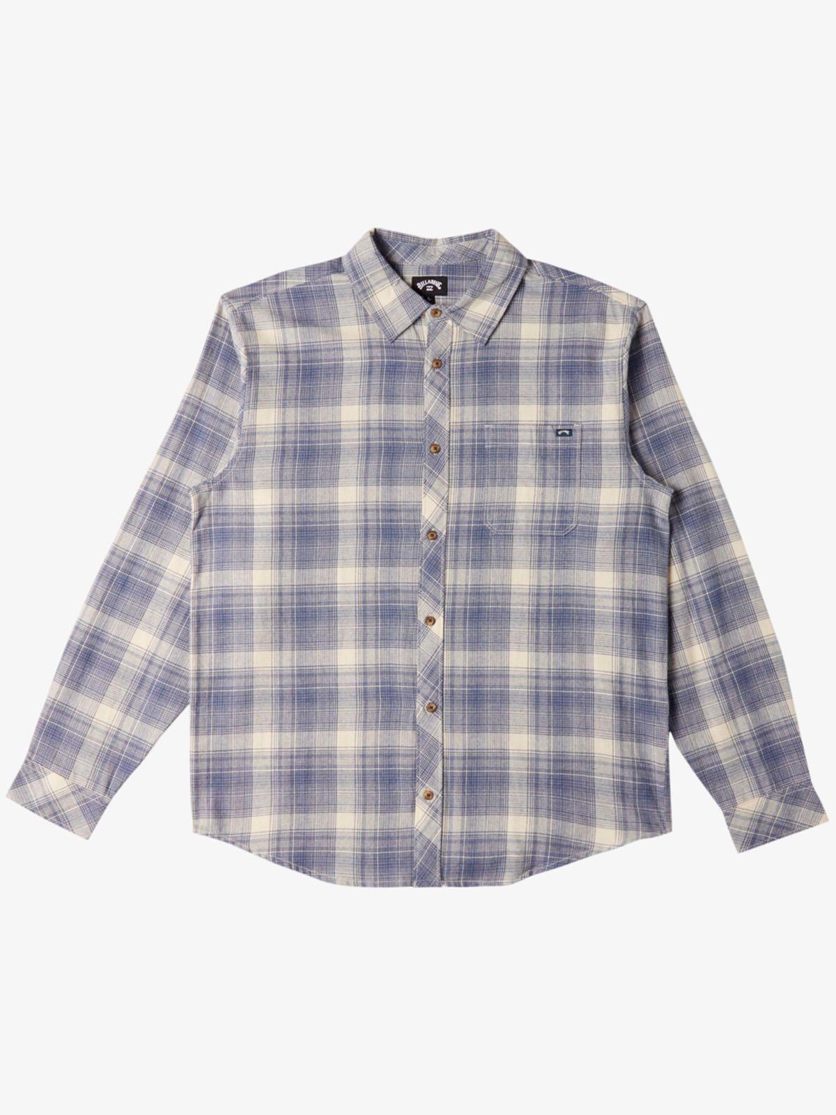Camisa Franela Hombre Coastline Azul-4