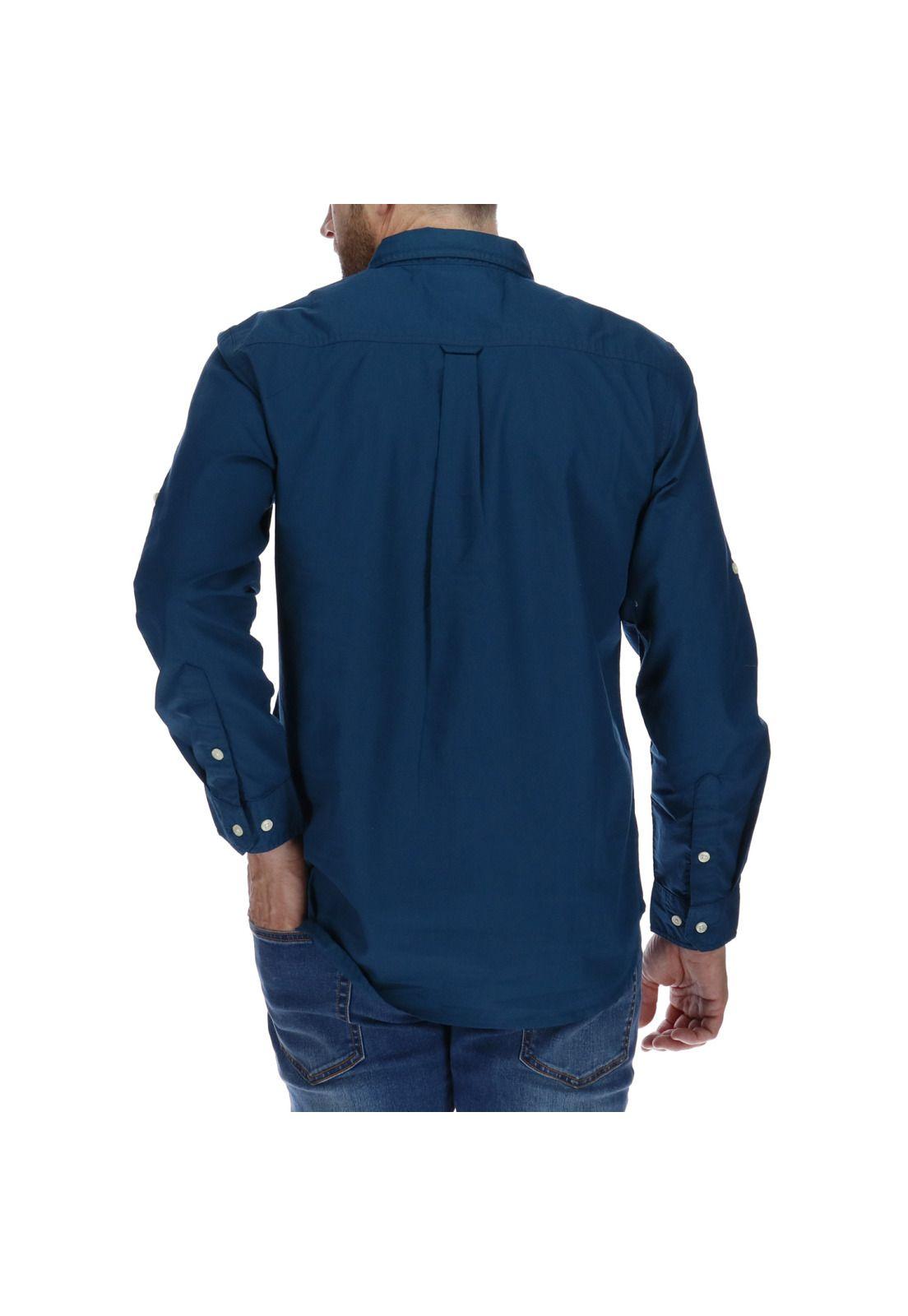 Camisa Hombre Foundation Convertible Azul-2