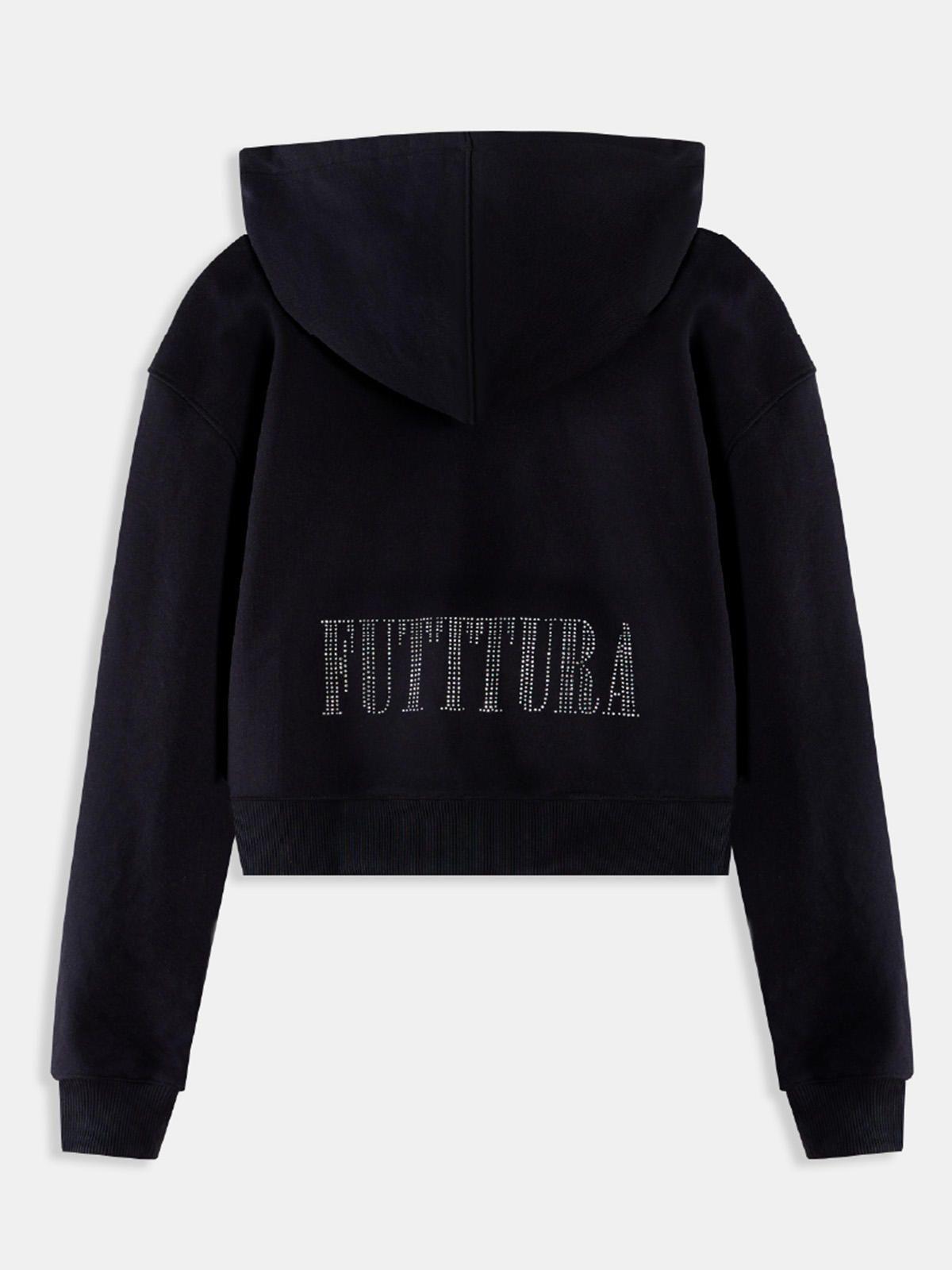 Polerón Crop capucha TINI Full-Zip Unisex - FUTTTURA-1