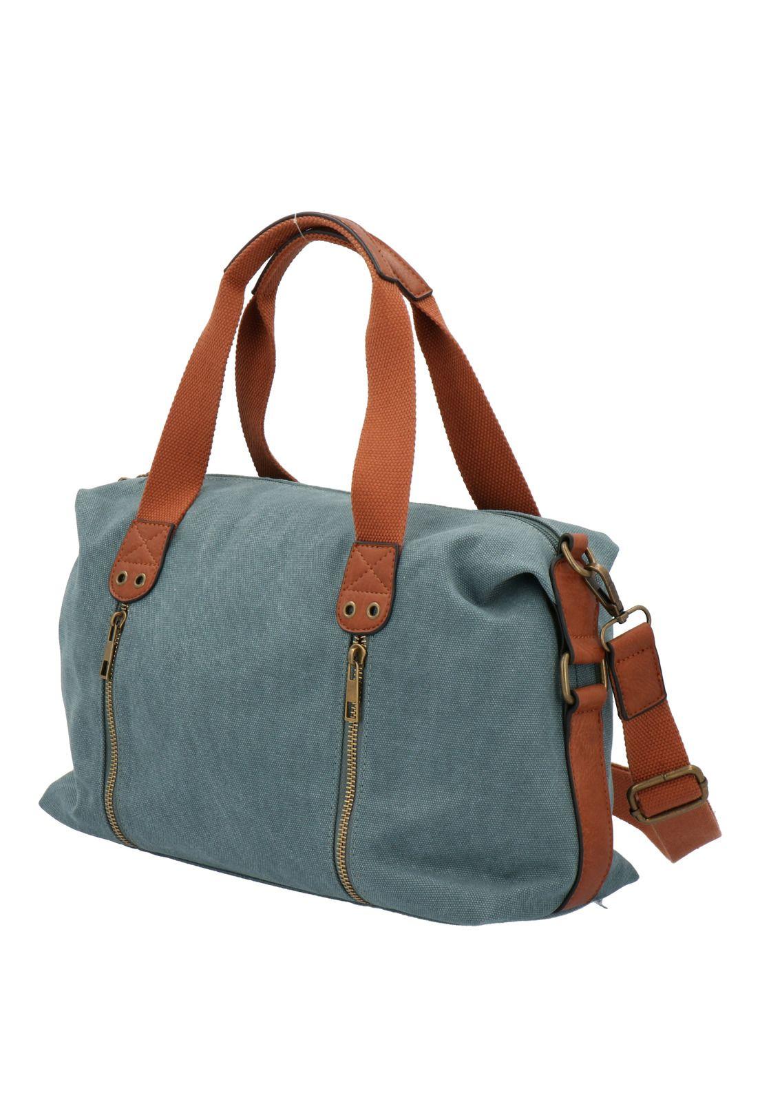 Cartera Curt Satchel Azul Mujer-1