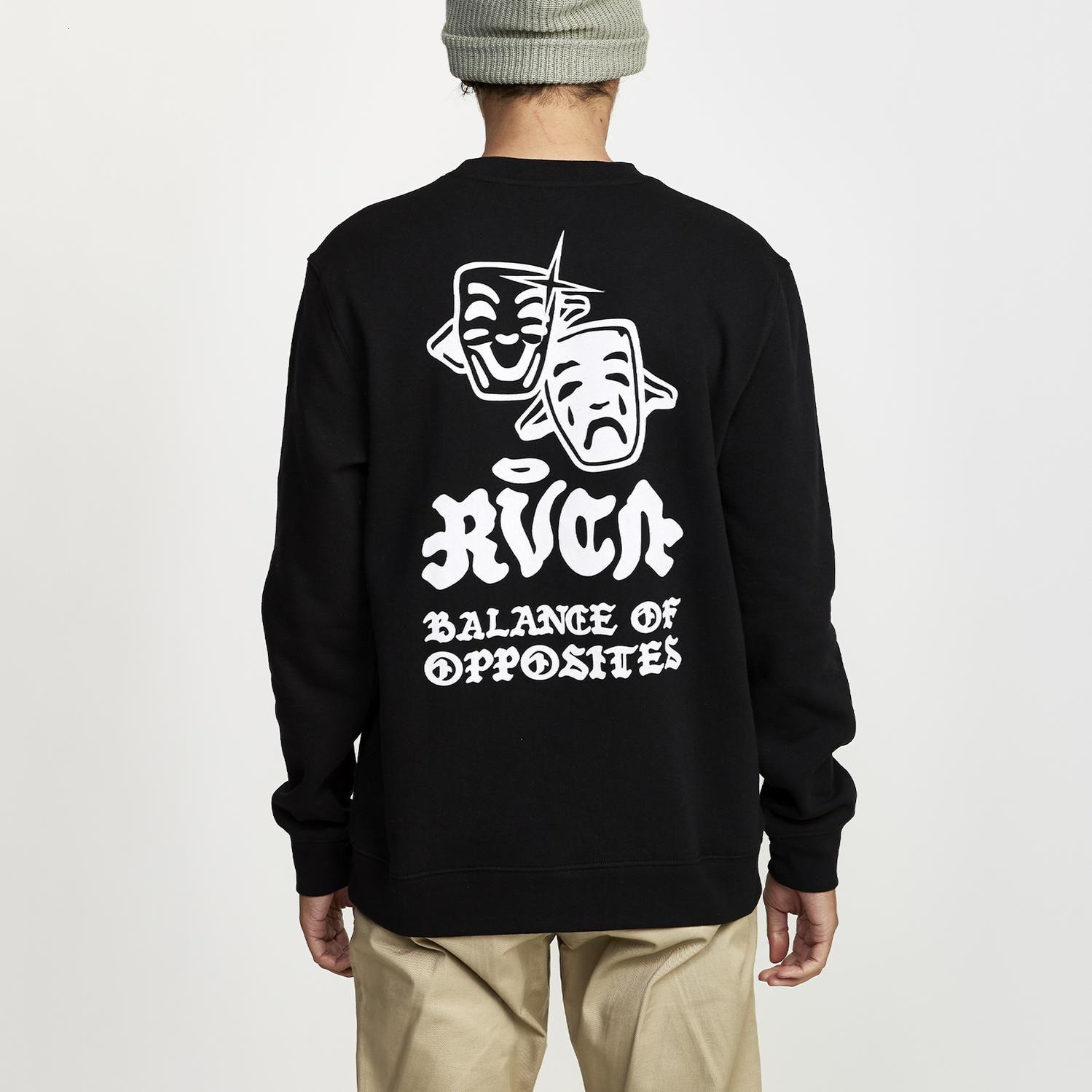 Poleron Hombre Tragedy Crew Negro-3