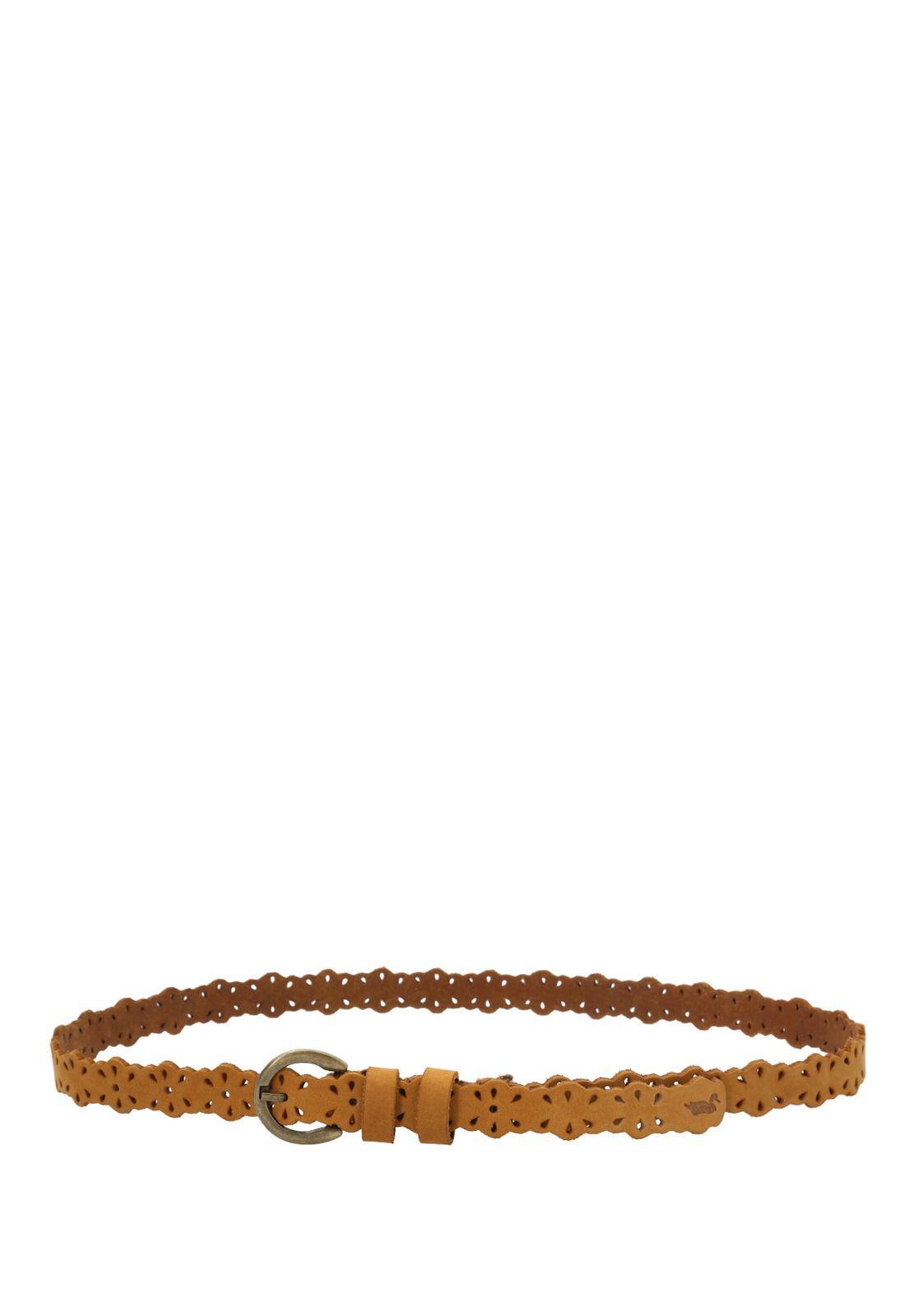 Cinturon Cuero Camel Rf Grazie Mujer-1
