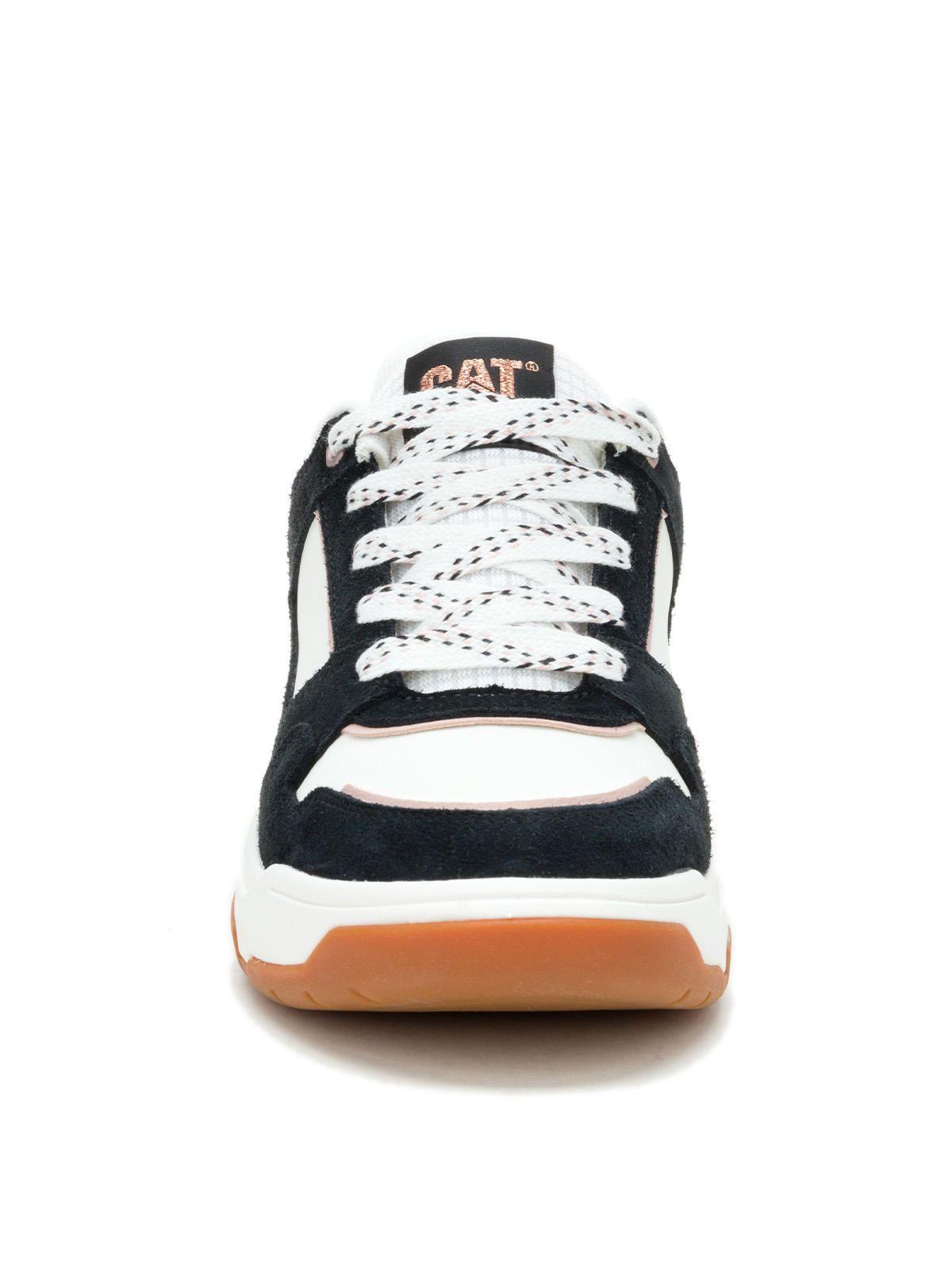 Zapatilla Cuero Mujer Script Negro-4