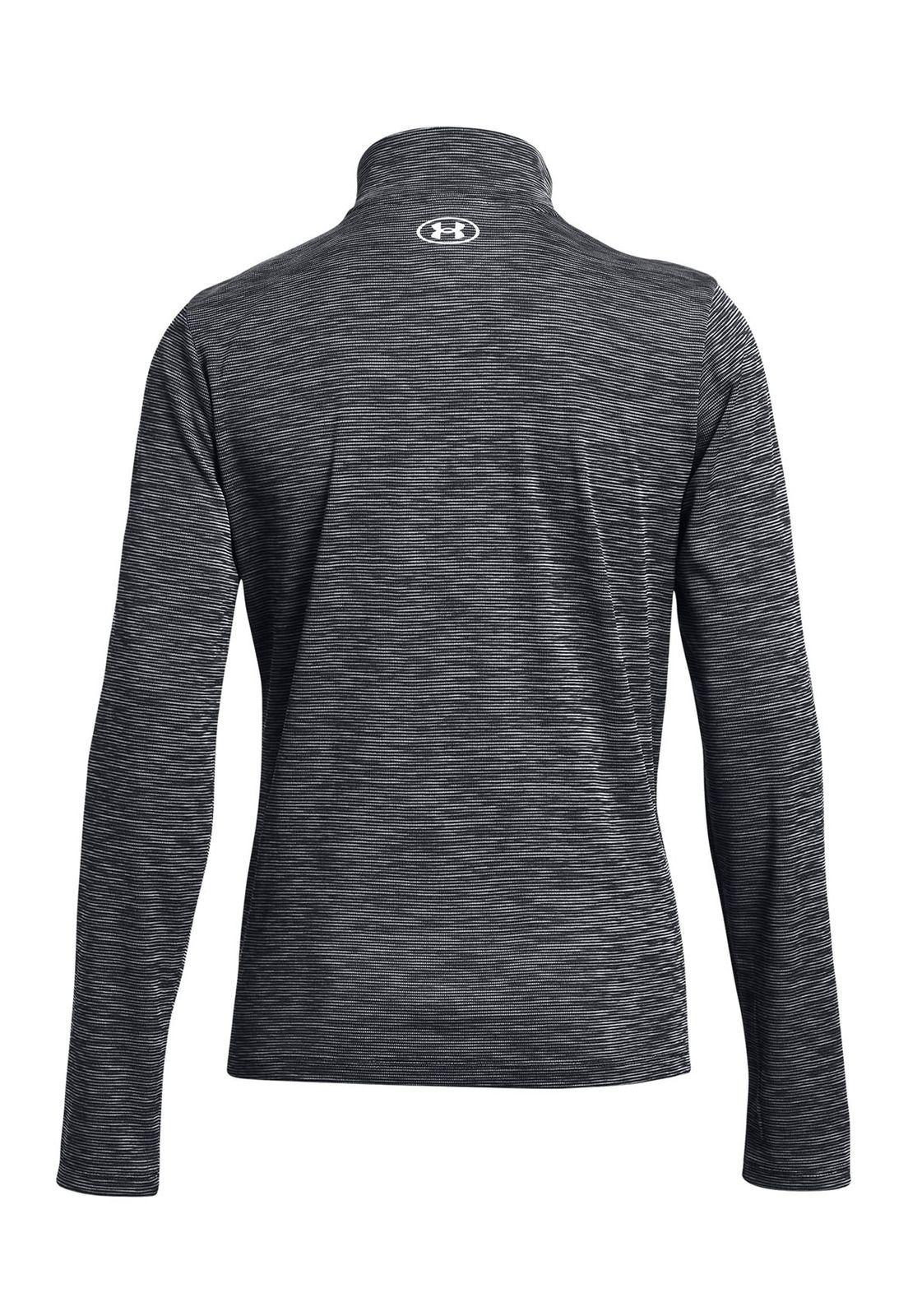 Polerón half zip UA Tech para mujer Negro-1