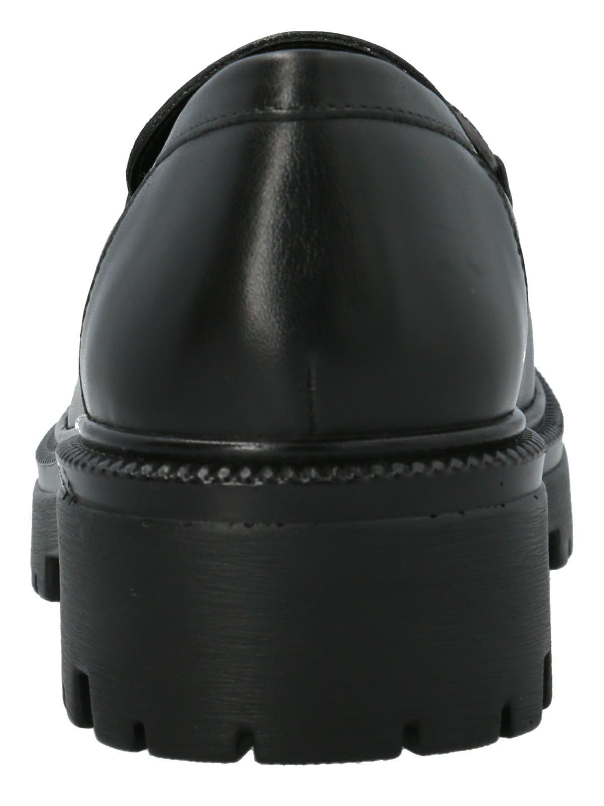 Mocasín Escolar Cuero Negra Niña Wilma-7