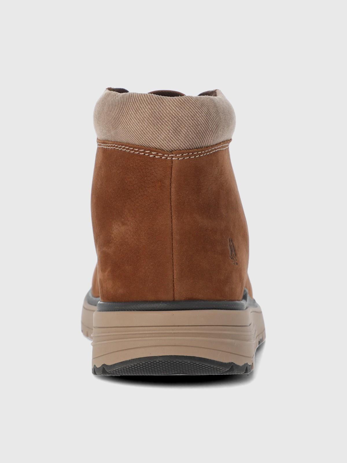 Botin Cuero Hombre Jorano Café Claro-6