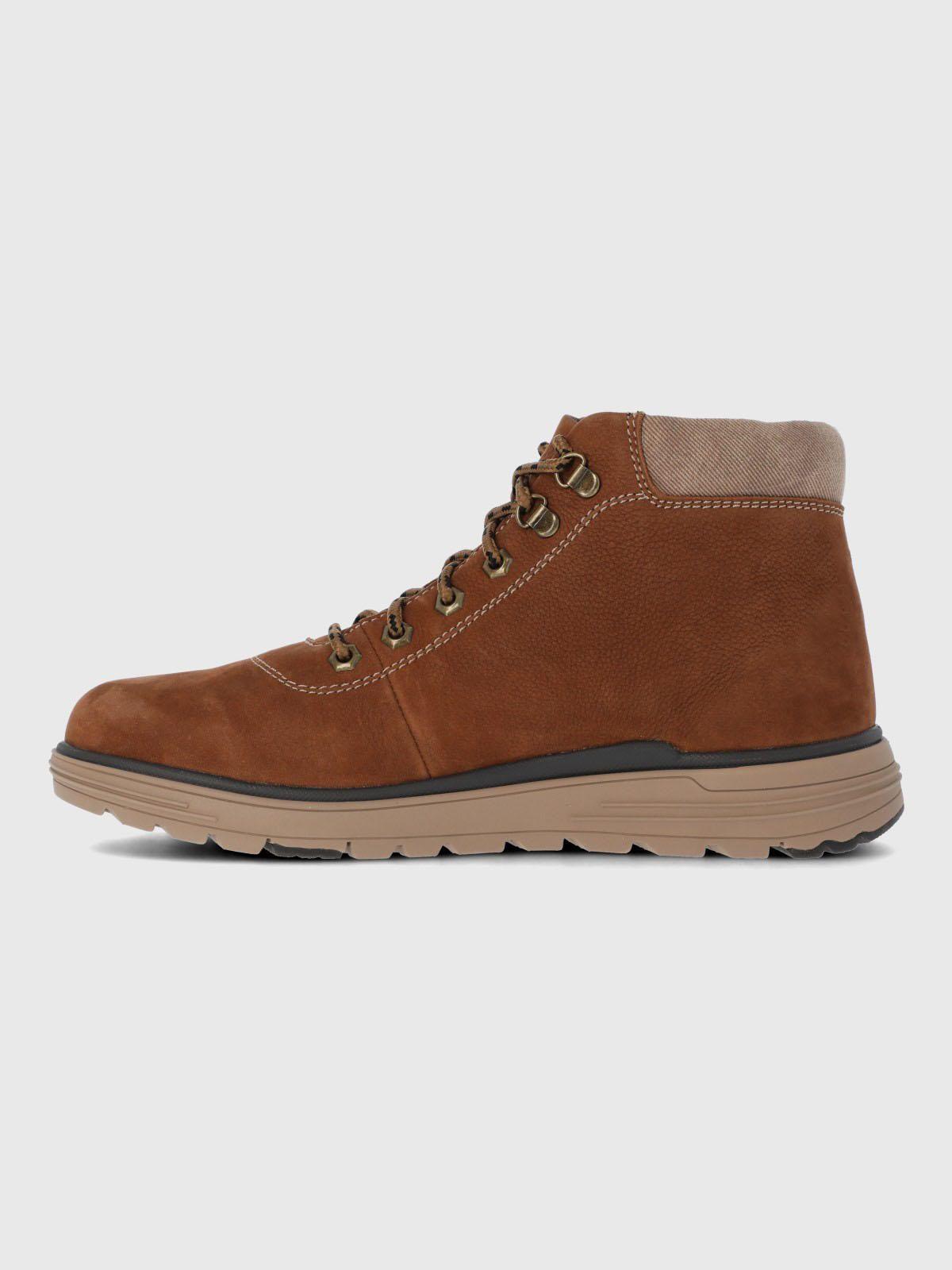 Botin Cuero Hombre Jorano Café Claro-4