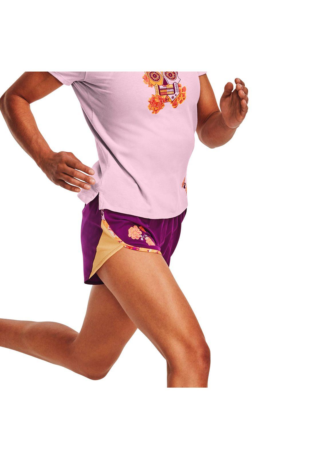 Short Fly-By Elt mujer Morado-5