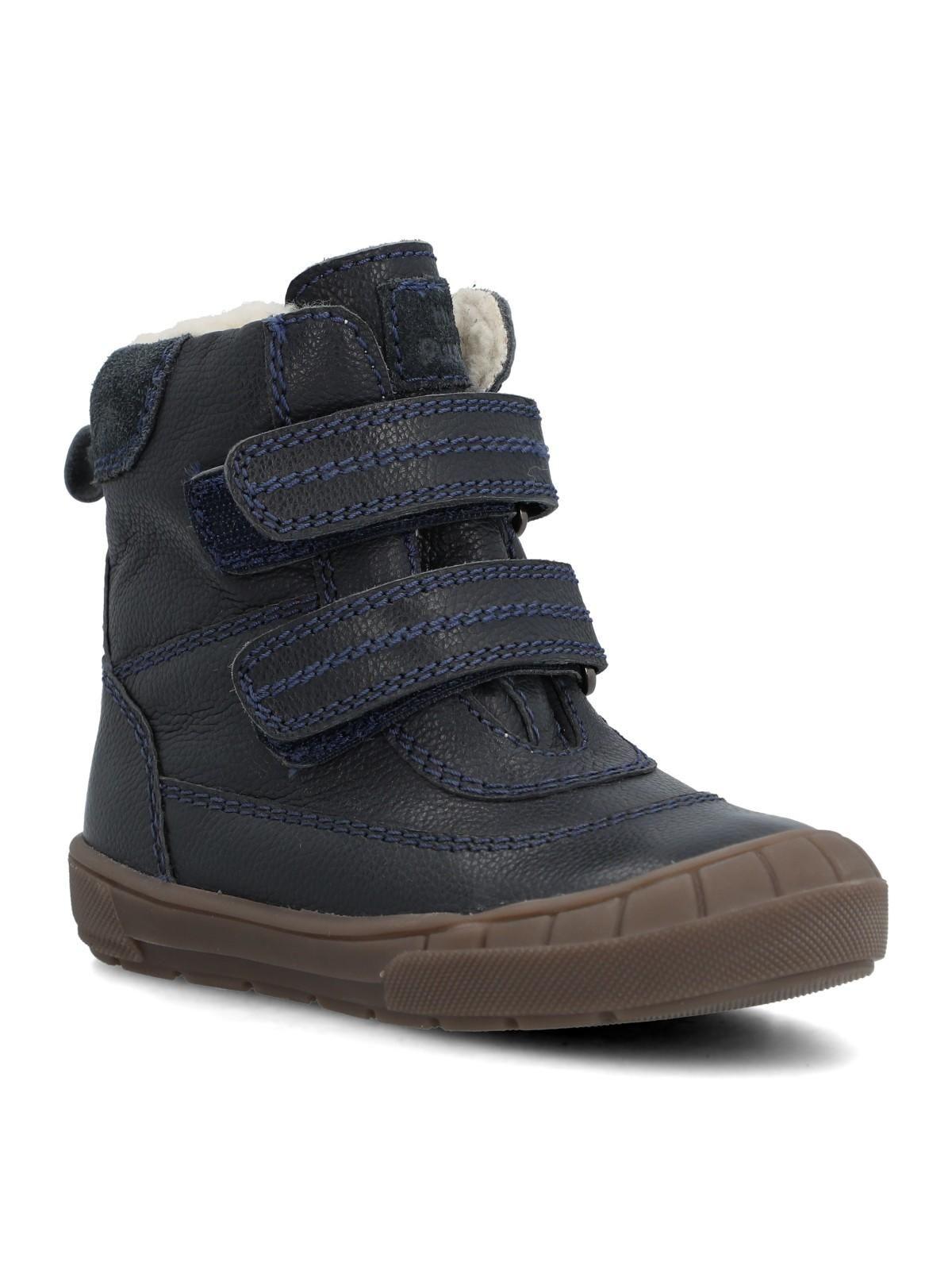 Botin Cuero Niño Saman Azul-1