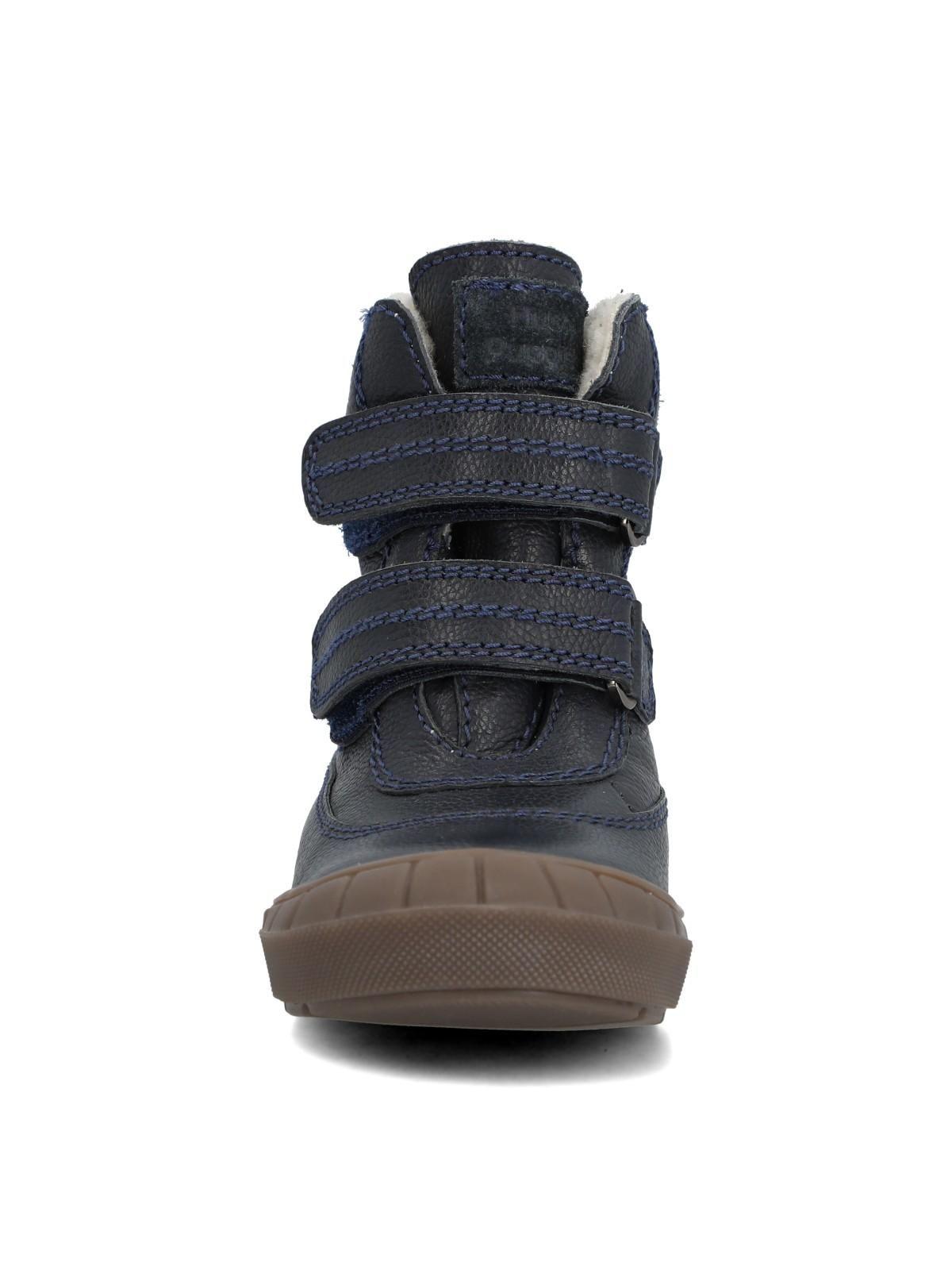 Botin Cuero Niño Saman Azul-3