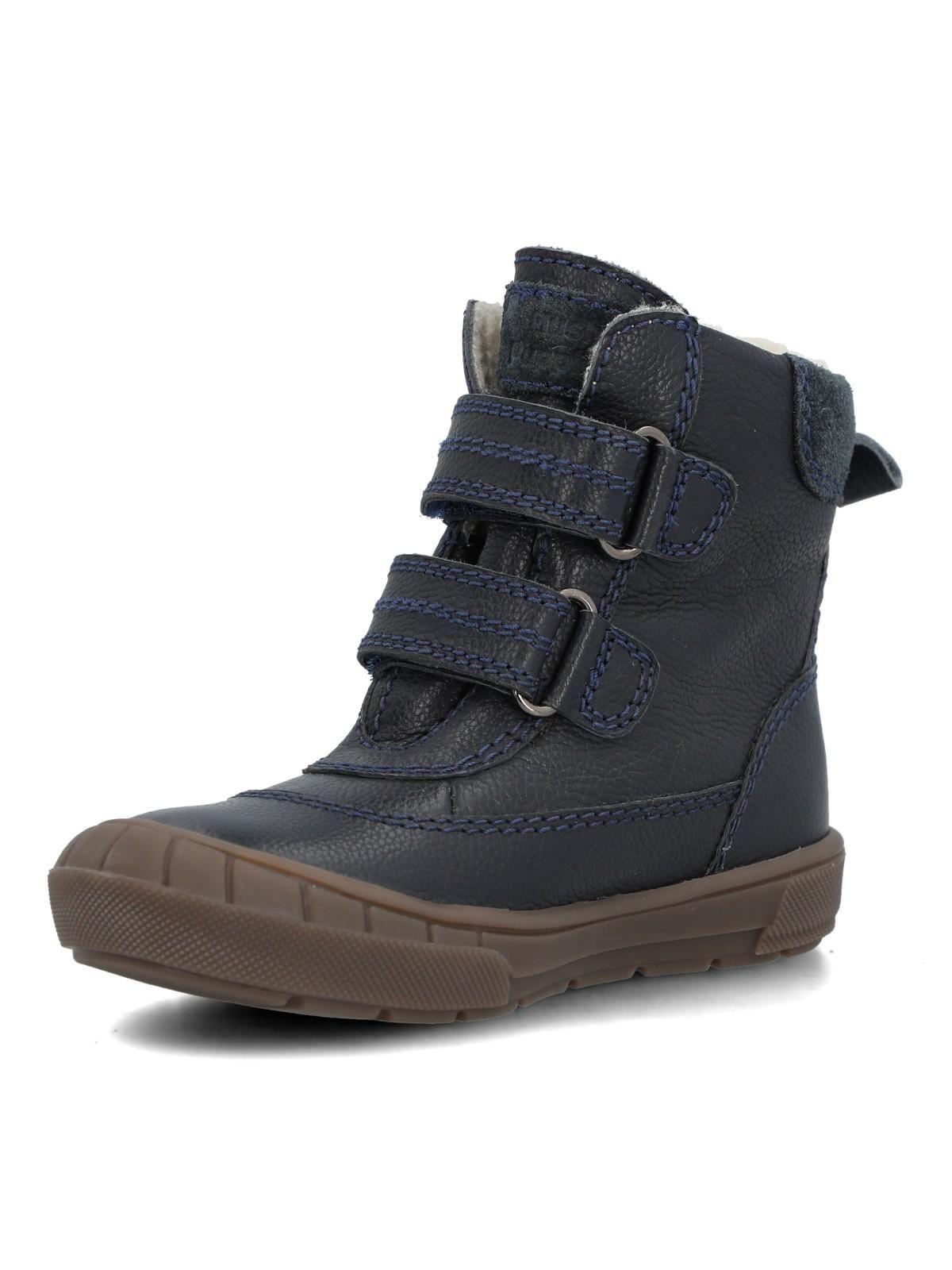 Botin Cuero Niño Saman Azul-5