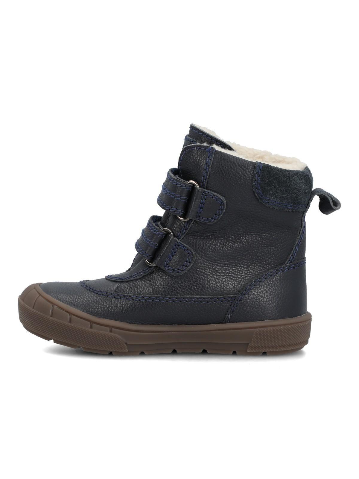 Botin Cuero Niño Saman Azul-4