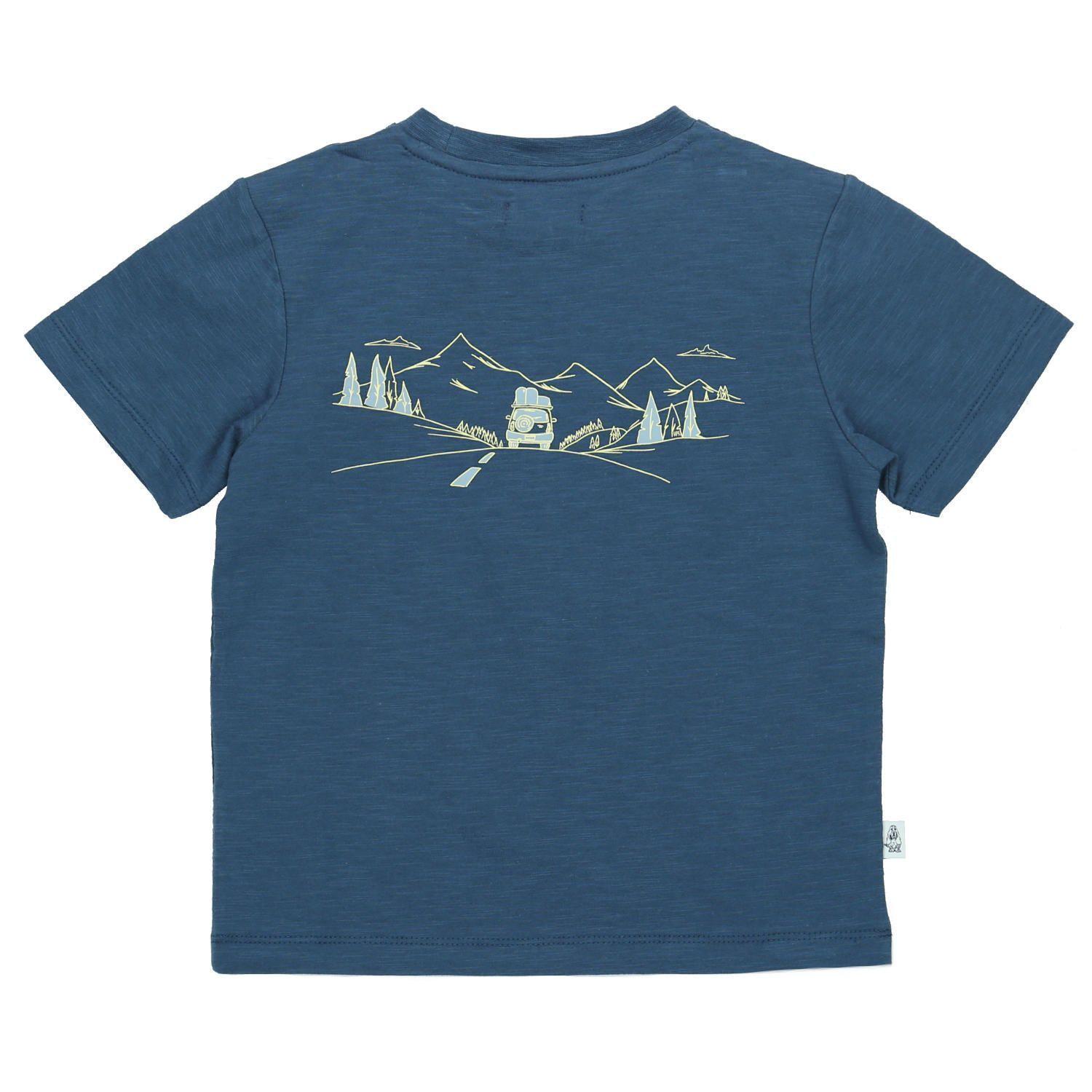 Polera M/C Niño Roadtrip Azul-1