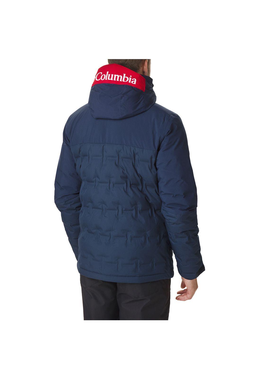 Parka Hombre Wild Card Down Jkt Polyester Azul Oscuro-1