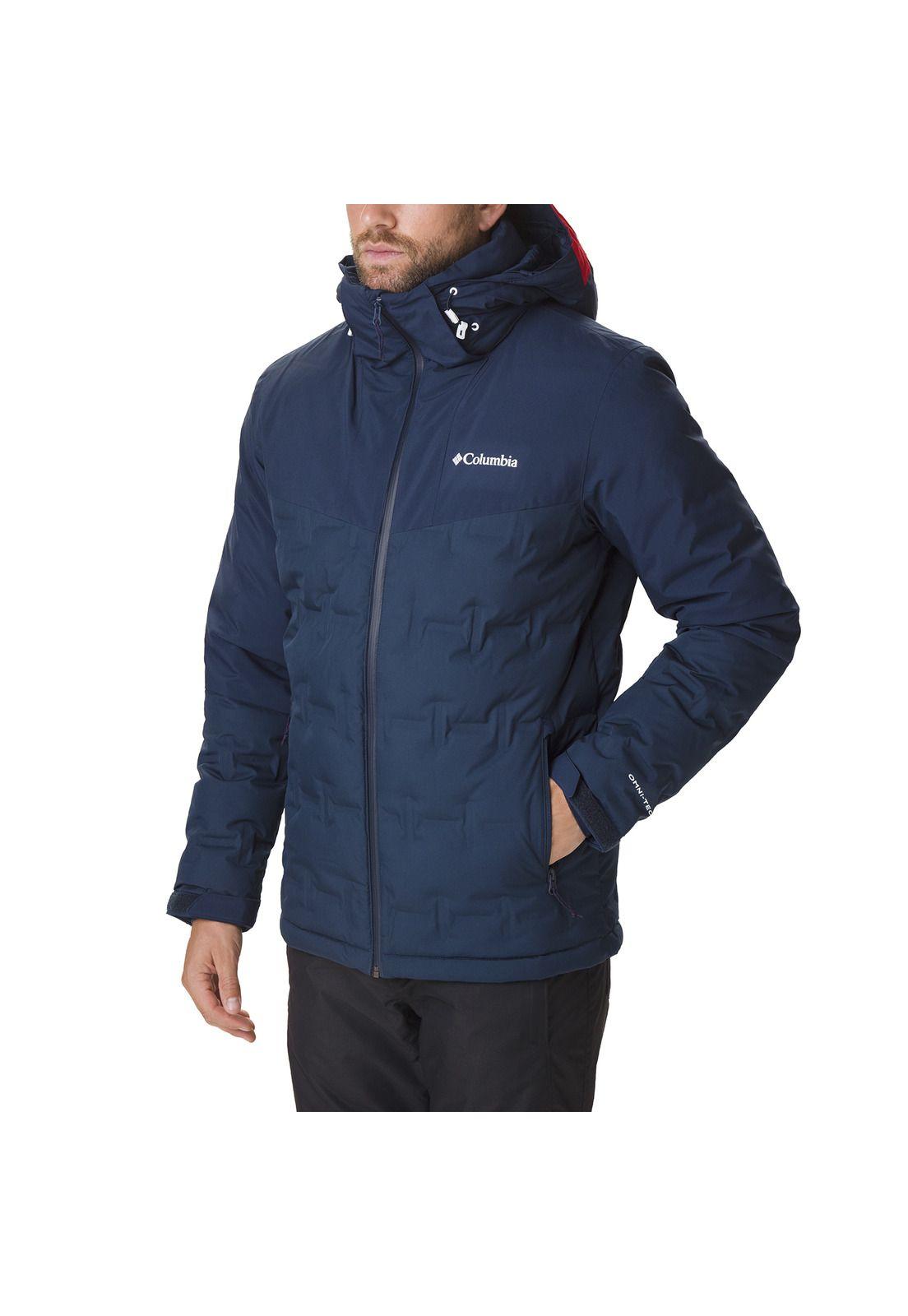 Parka Hombre Wild Card Down Jkt Polyester Azul Oscuro-2