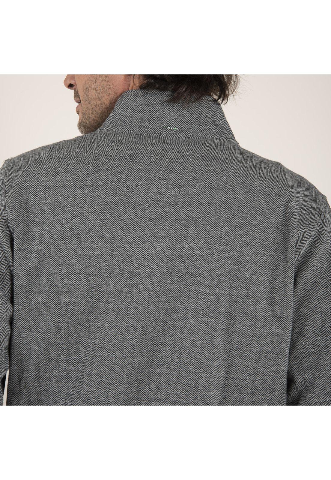 Poleron Algodón Spike Gris Hombre Rockford-4