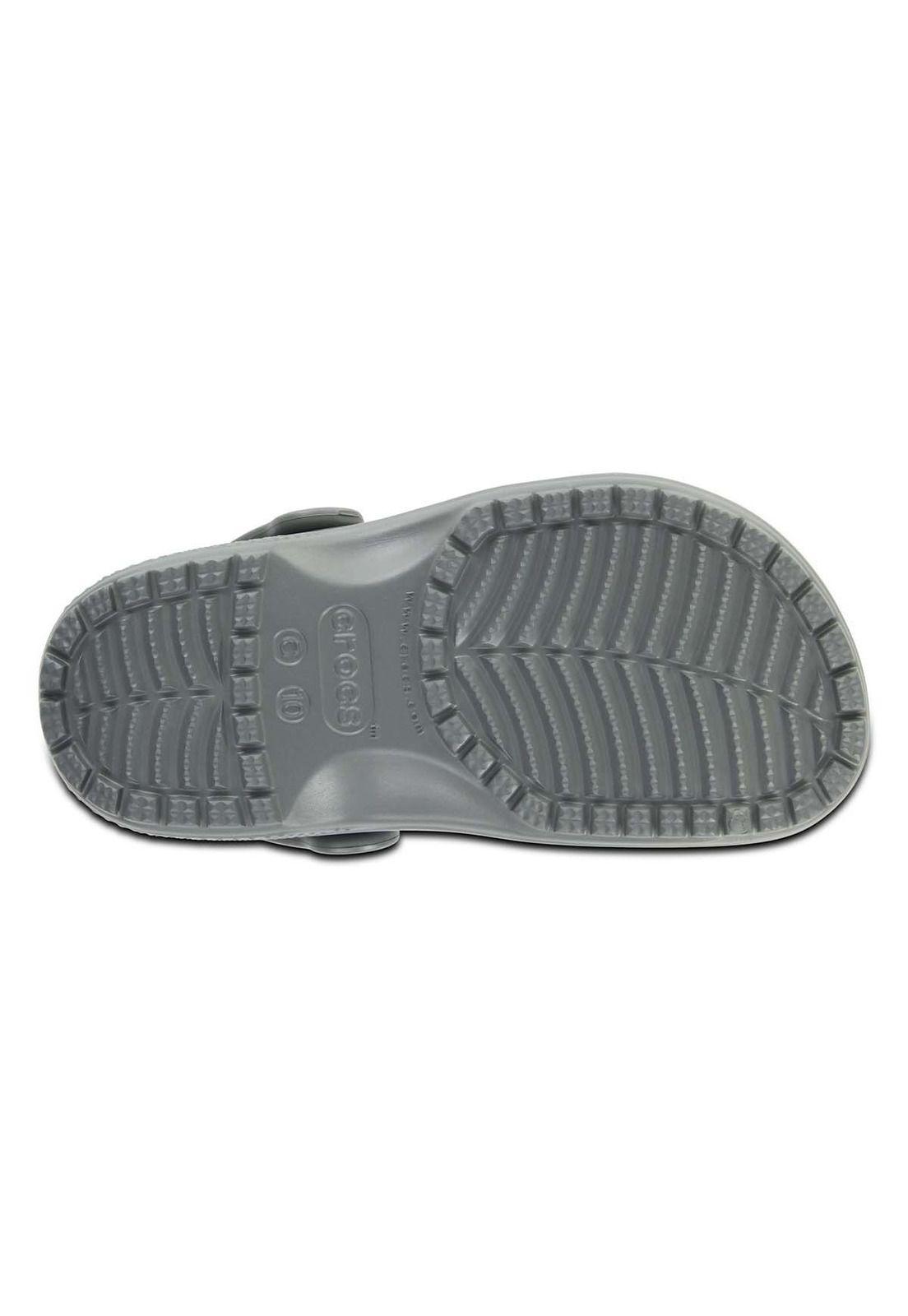 Zueco Crocs Niño Classic Clog Gris-5