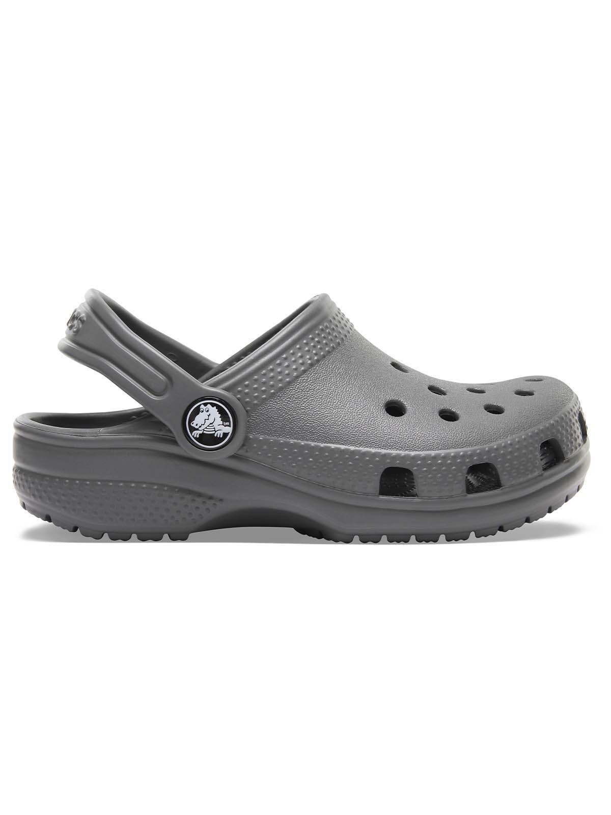 Zueco Crocs Niño Classic Clog Gris-0