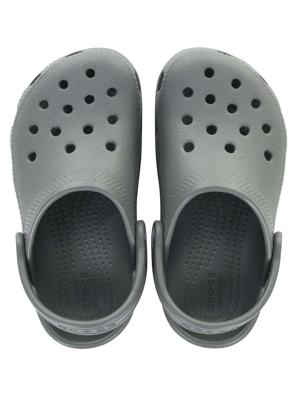 Zueco Crocs Niño Classic Clog Gris-4