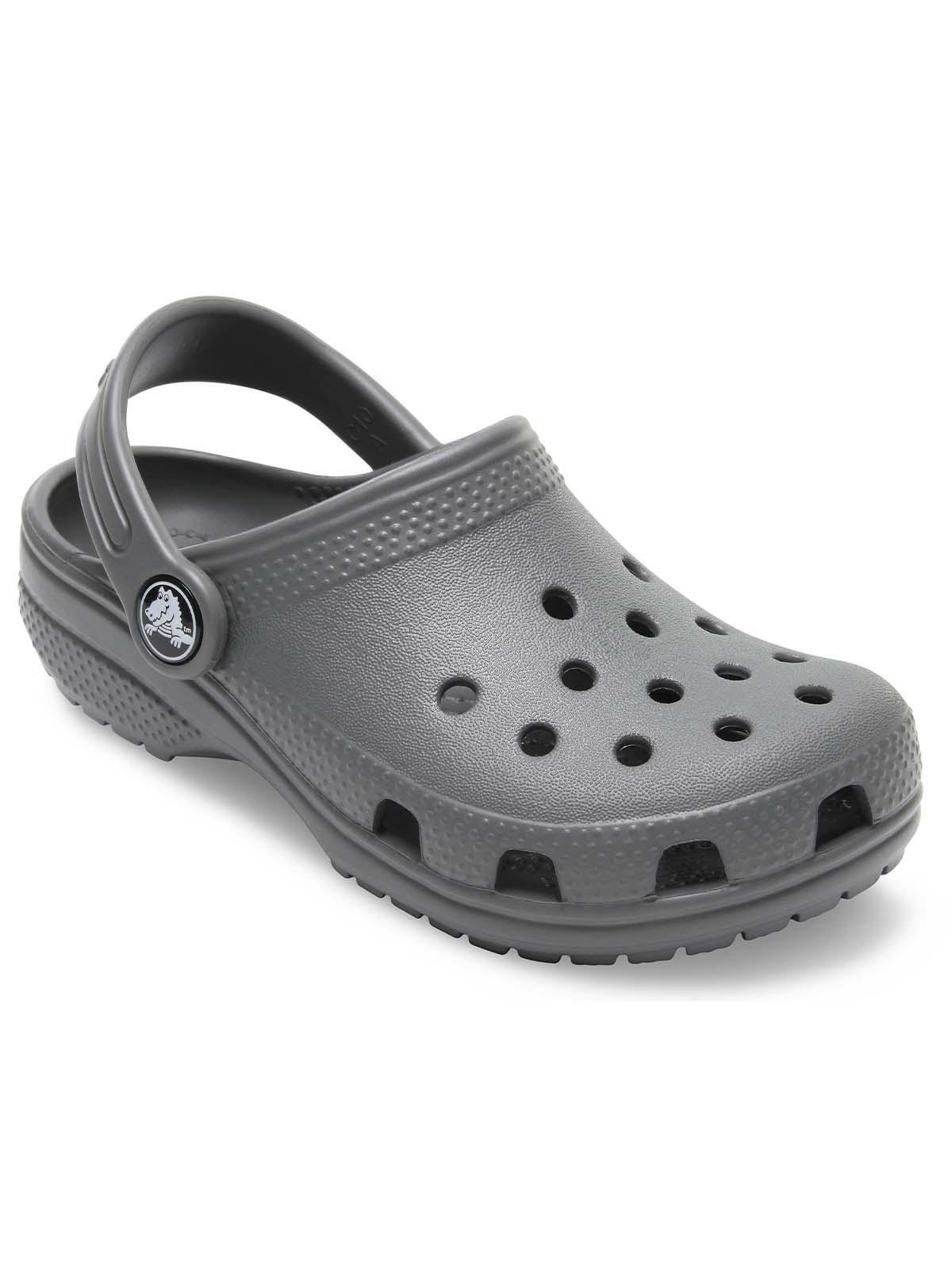 Zueco Crocs Niño Classic Clog Gris-6