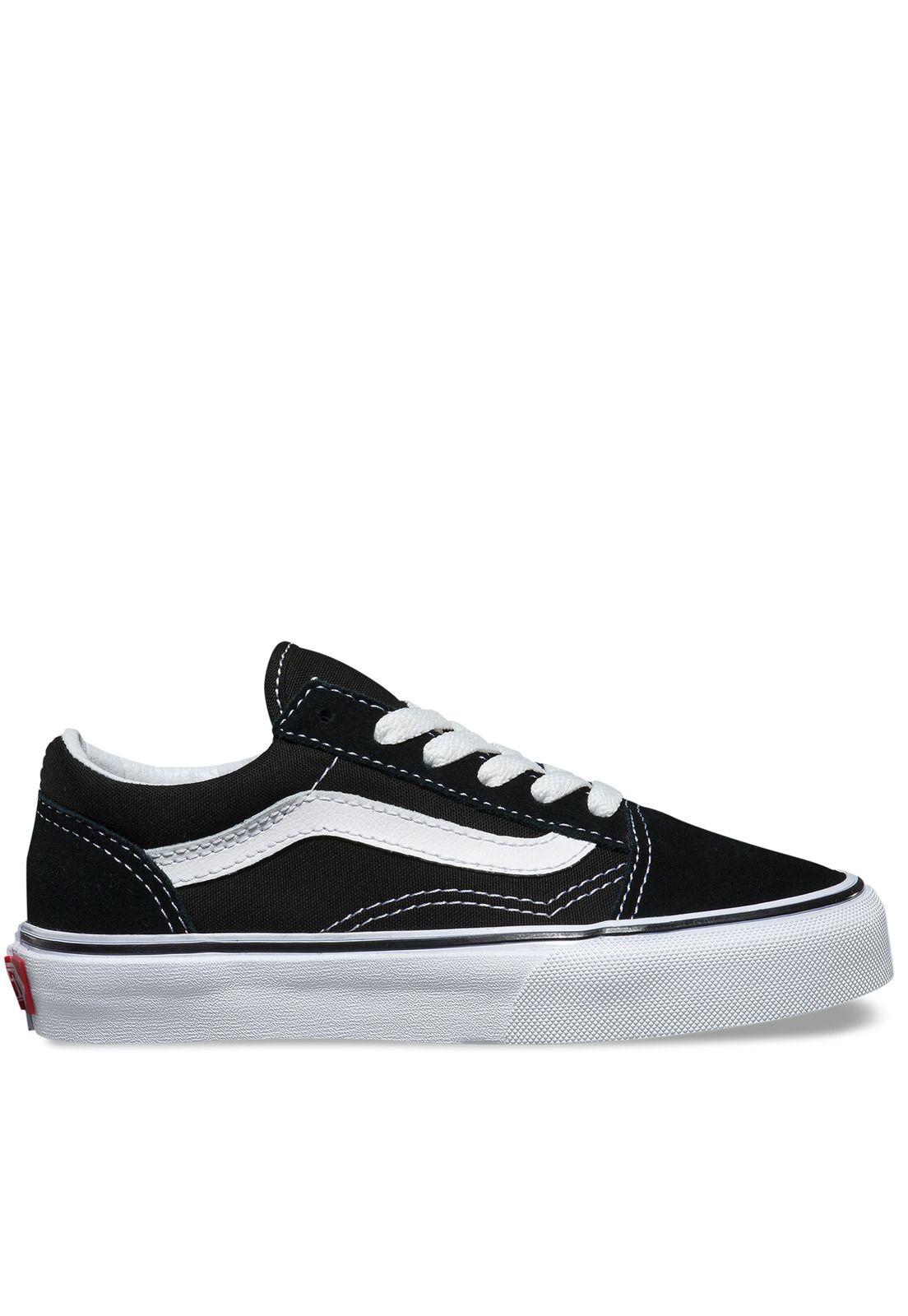 Zapatilla Niño Uy Old Skool Black/True White-0