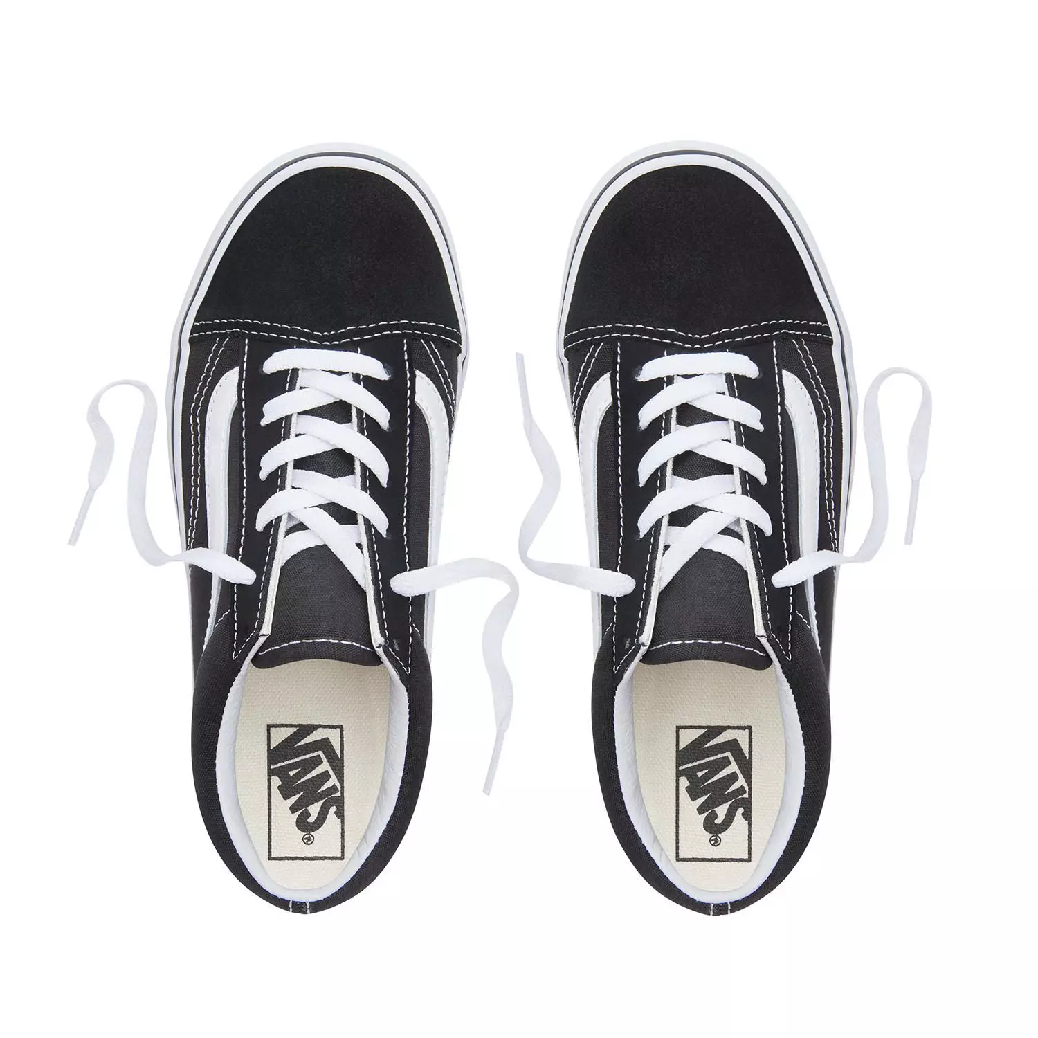Zapatilla Niño Uy Old Skool Black/True White-1