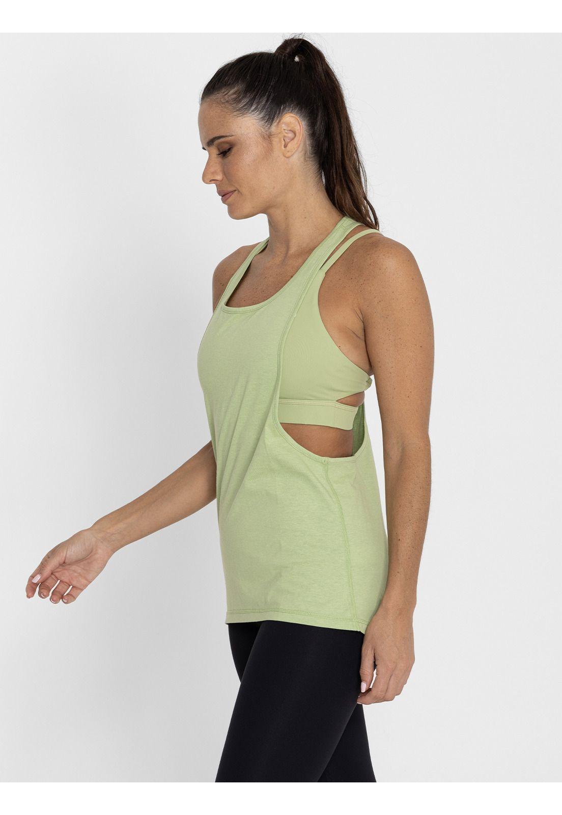 Polera sin mangas Tank Zoe Verde Claro Mujer-1