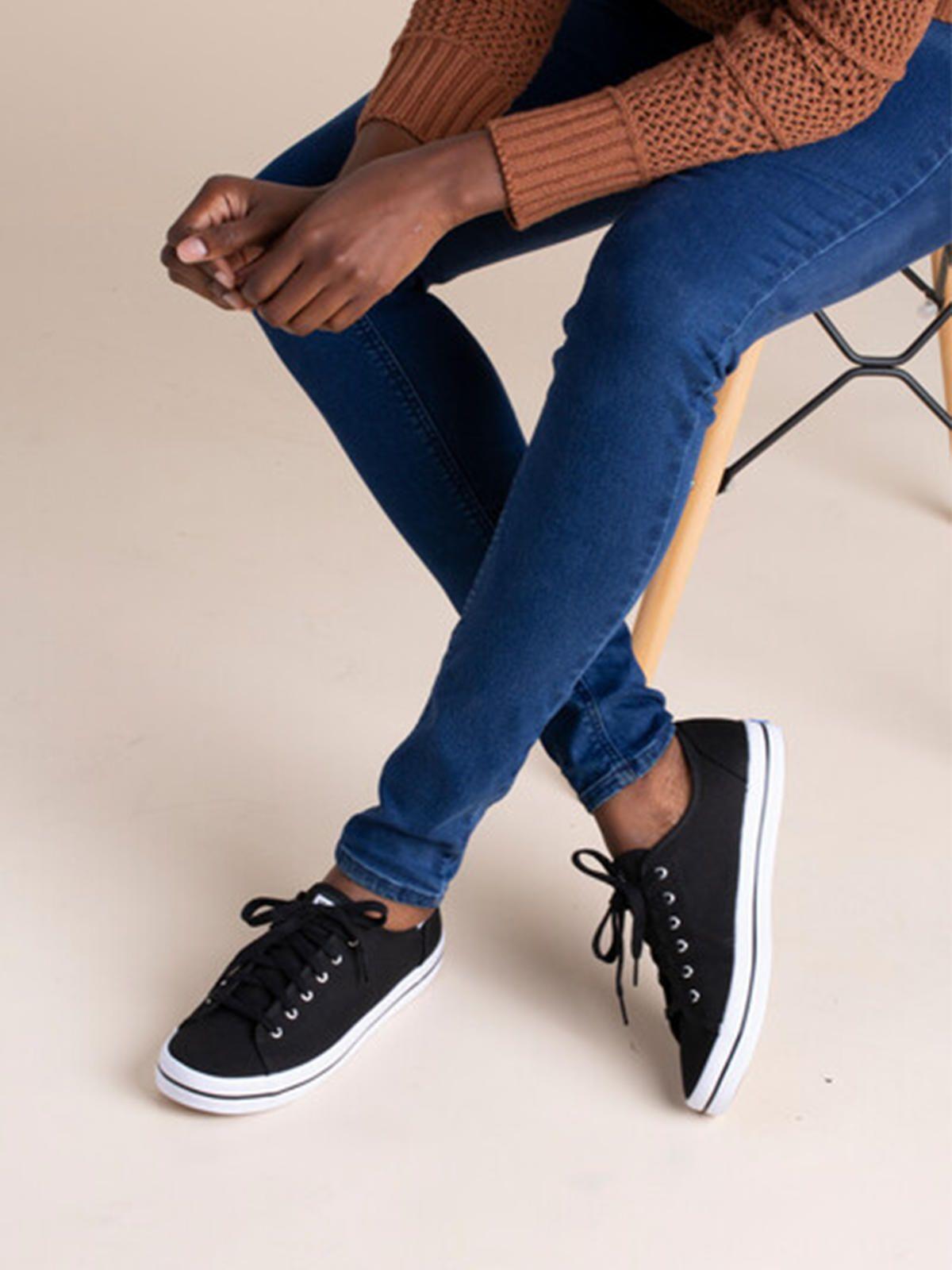 Zapatilla Negra Mujer Kickstart Seasonal S -1