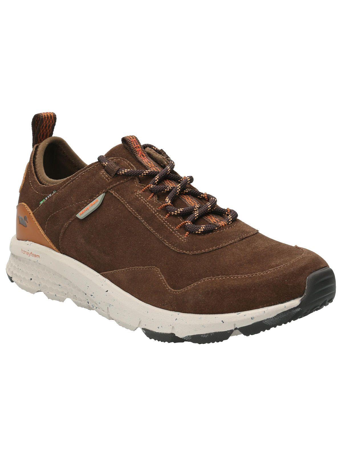 Zapatilla Cuero Hombre Shire Café-1