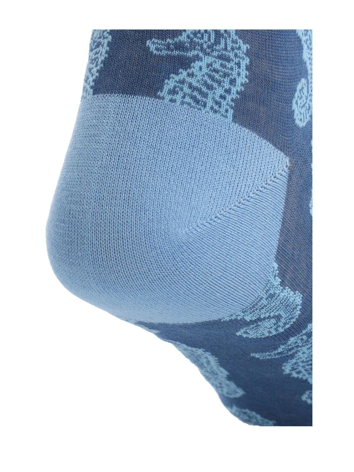 Calcetin Azul Seahorse Hombre-1