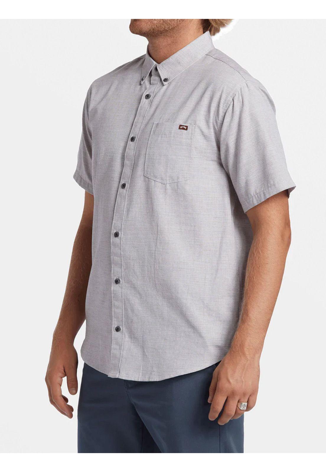 Camisa Manga Corta Hombre All Day Gris-2